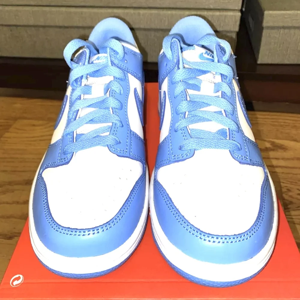 New Men's Nike Dunk Low UNC University Blue - Picture 2 of 6